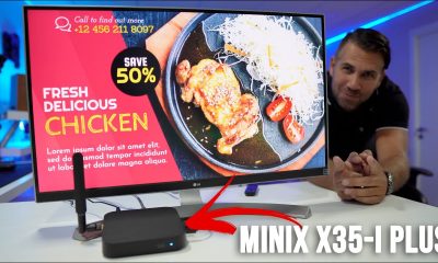 Caixa Android Média (não) TV MINIX X35-i Plus Industrial / Publicidade Digital