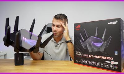 O Router Mais RÁPIDO que já usei … Asus ROG Rapture GT-AXE 16000