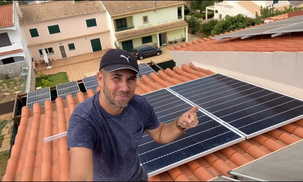 Instalação do Painel Solar Fotovoltaico Hyundai no Telhado (Salva Telhas)