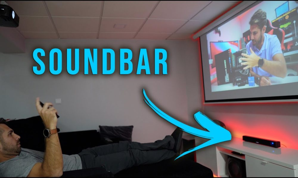 SOUNDBAR de 50 Euros !! Que Melhorias Consegues ?? TV e Projetor