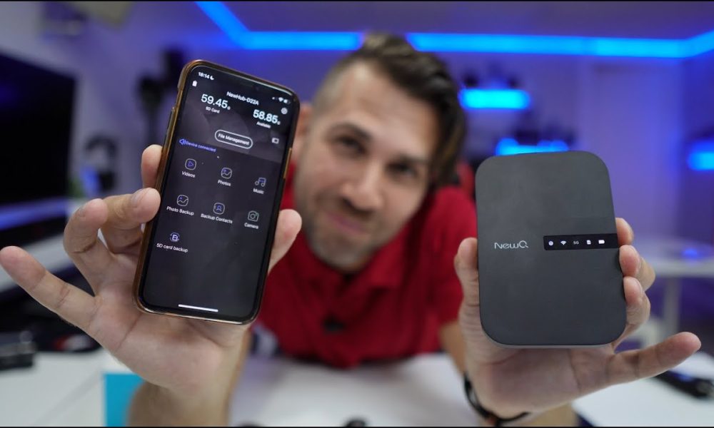 NAS Portátil + Router + Powerbank // 3 em 1 NewQ