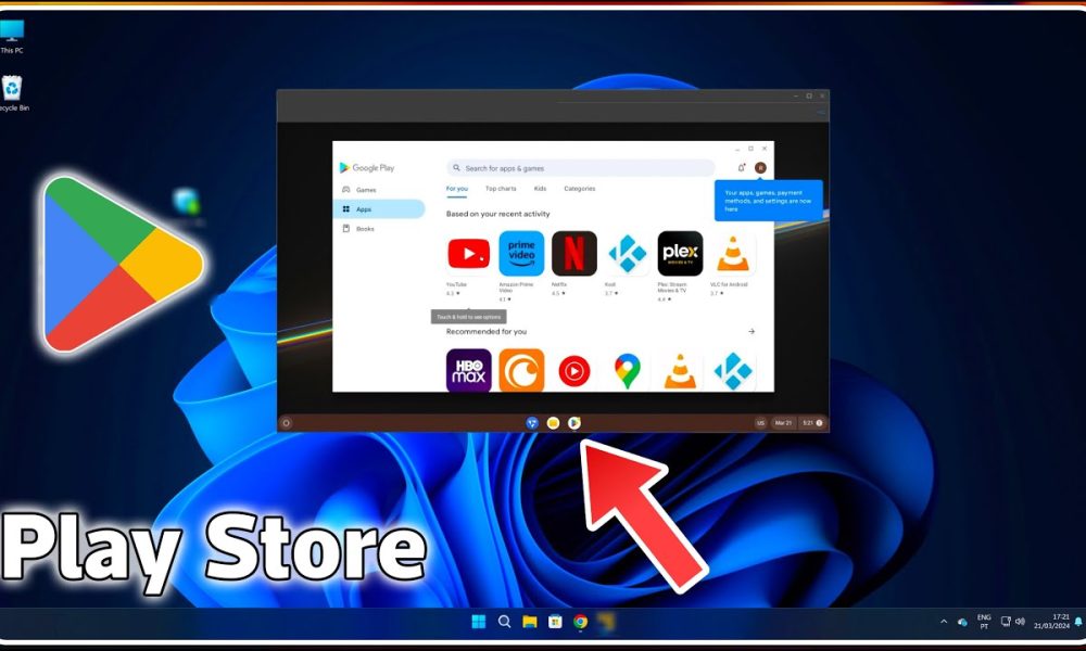 Como USAR a Google Play Store no Windows 11 em 2024