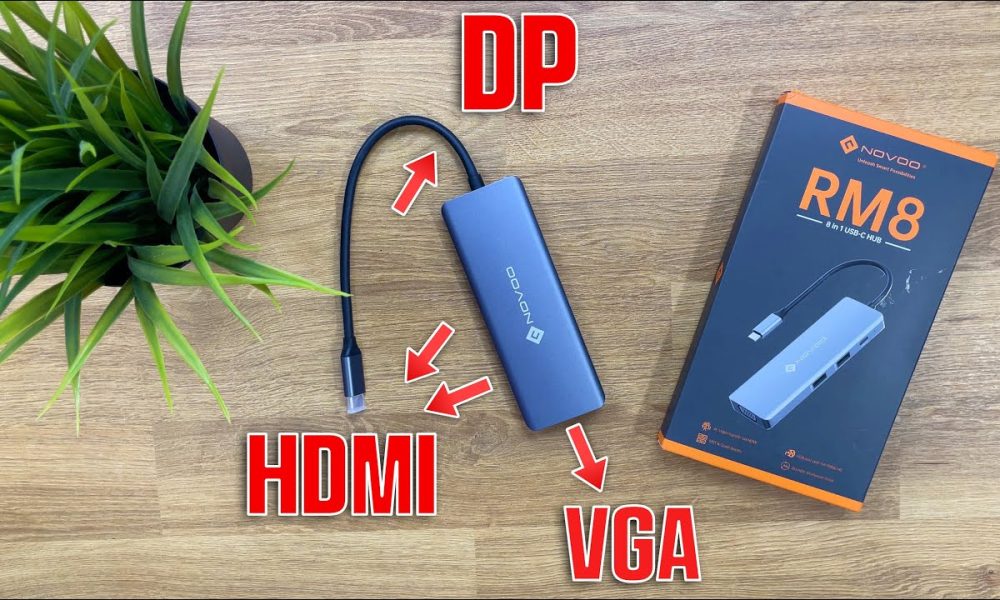 Como ligar 4 Monitores a 1 Computador | NOVOO RM8